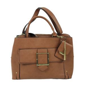 Steve Madden Large Brown Tote Bag With Arm & Shoulder Straps EUC